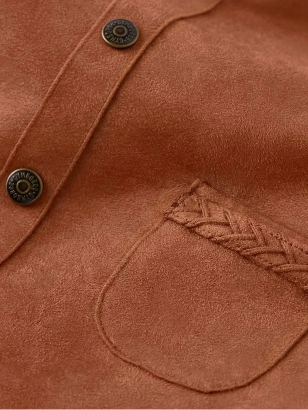 Gymboree Girls ‘County Fair’ Faux Suede Brown Western Jumper Size 5T